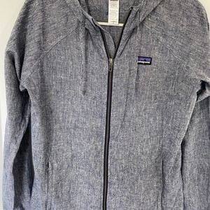 Patagonia Hemp Hoodie Jacket Size M, Chambray Color, Hard to Find